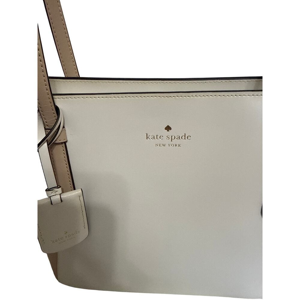 Kate Spade New York Schuyler Medium Toe and Wallet PocketbookBeige/Tan Leather - Picture 6 of 15